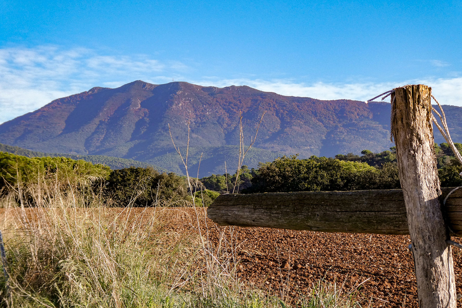 El Montseny desde Sant Pere de Vilamajor