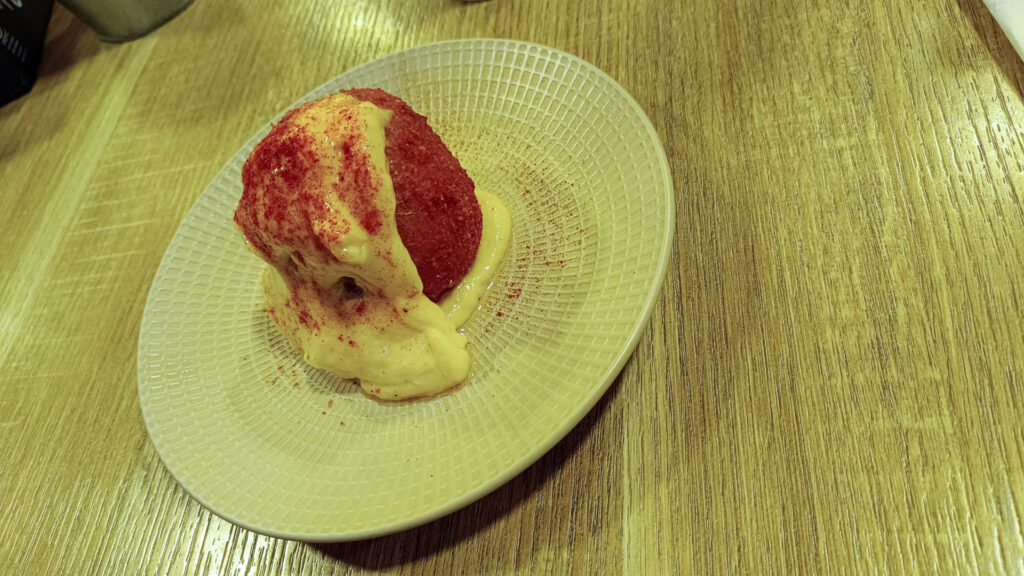 Bomba patata y carne