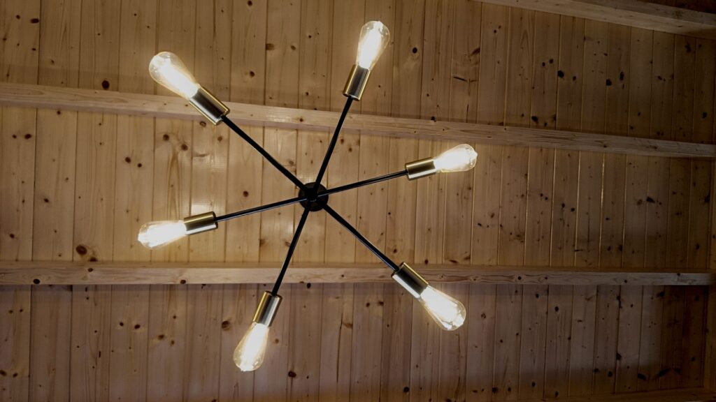 Lámpara en estrella