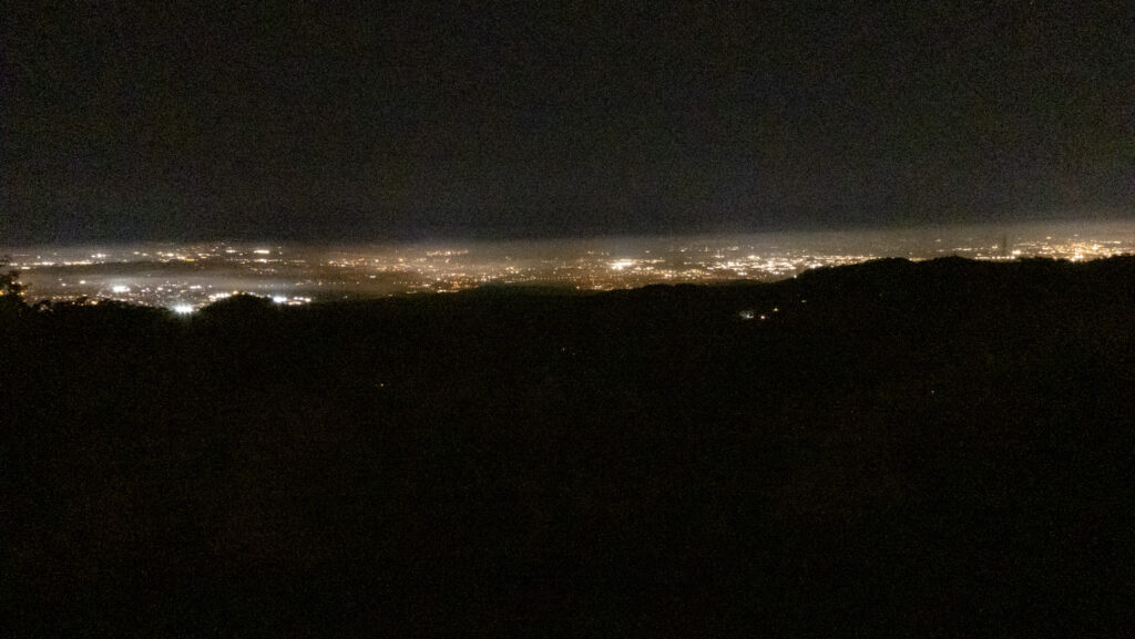 Barcelona nocturna desde Tibidabo