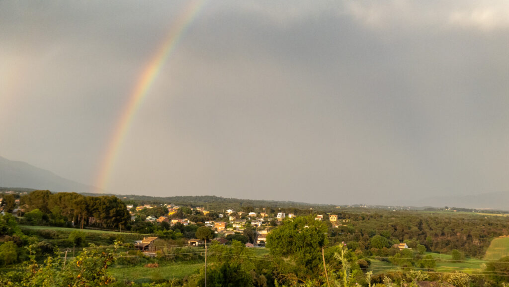 Arcoíris sobre el Vallès