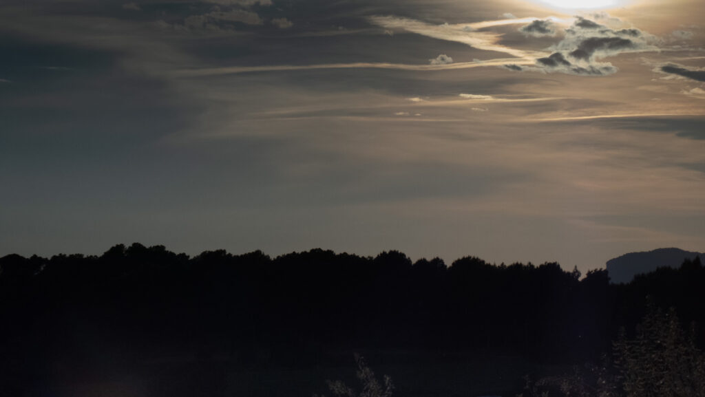 Un Atardecer Texturizado